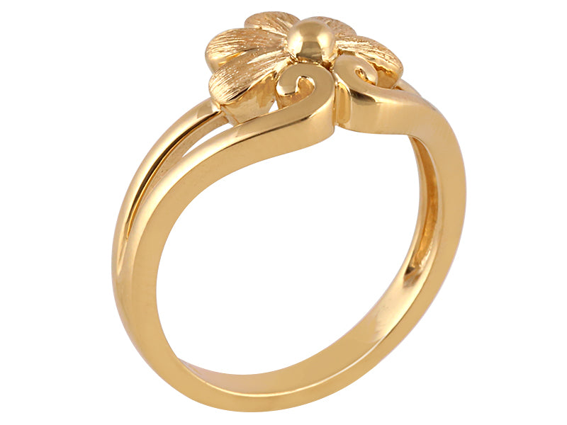 22K Yellow Gold Blooming Daisy Ring