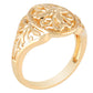 22K Yellow Gold Dome Filigree Ring