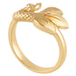 22K Yellow Gold Peacock Ring